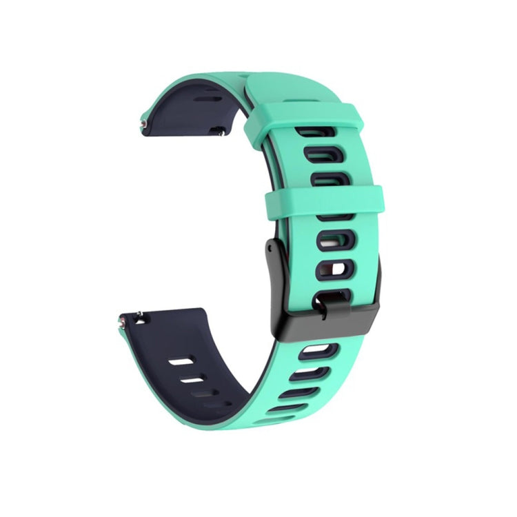 22mm Mixed-Color Silicone Strap, For Samsung Galaxy Watch 3 45mm, For Samsung Galaxy Watch 46mm