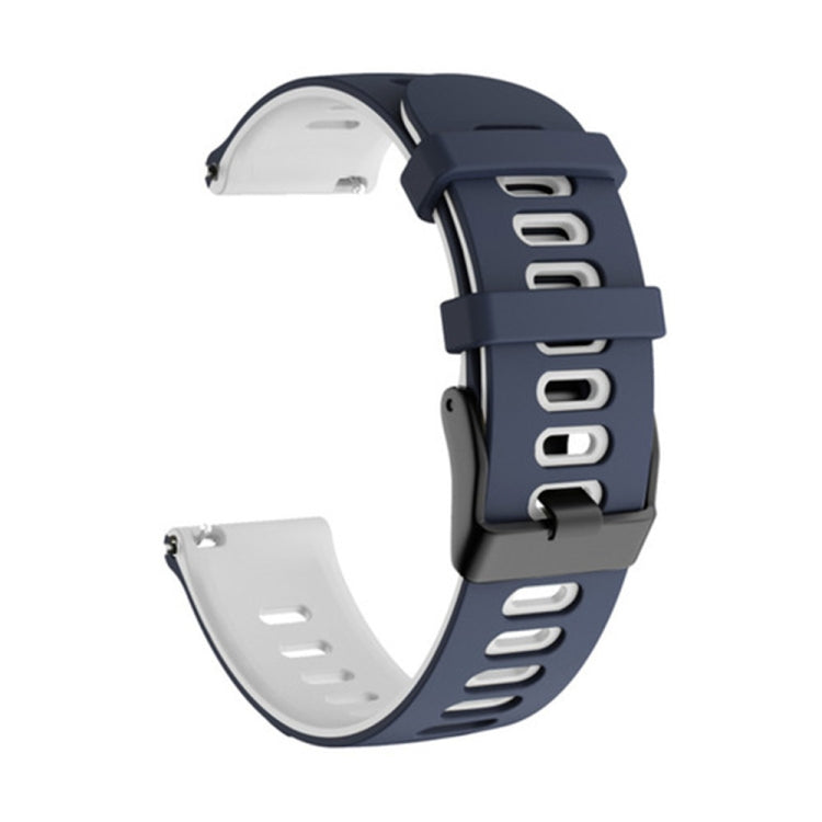22mm Mixed-Color Silicone Strap, For Samsung Galaxy Watch 3 45mm, For Samsung Galaxy Watch 46mm