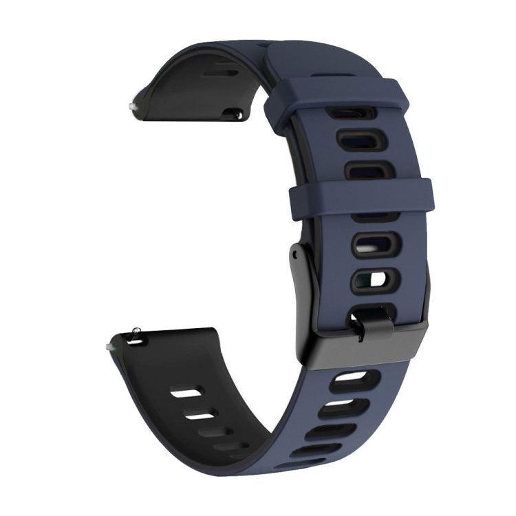22mm Mixed-Color Silicone Strap, For Samsung Galaxy Watch 3 45mm, For Samsung Galaxy Watch 46mm