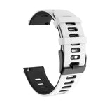 22mm Mixed-Color Silicone Strap, For Samsung Galaxy Watch 3 45mm, For Samsung Galaxy Watch 46mm