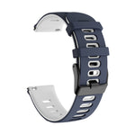 22mm Mixed-Color Silicone Strap, For Samsung Galaxy Watch 3 45mm, For Samsung Galaxy Watch 46mm