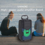 NewRixing NRG401C Outdoor Portable Karaoke Wireless Speaker High-Power Audio Amplifier, With Mic