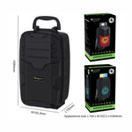 NewRixing NRG401C Outdoor Portable Karaoke Wireless Speaker High-Power Audio Amplifier, With Mic