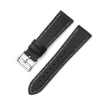 22mm Contrast Pin Buckle Leather Strap, For Huawe Watch GT Runner, For Huawei Watch GT3 46MM, For Huawei Watch3/Watch3 Pro, For Huawei Watch GT2 Pro/Watch GT 2E/Watch GT