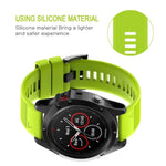 20mm Silicone Watch Strap, For Garmin Fenix 6S, For Garmin Fenix 5S plus