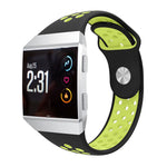 For Fitbit Ionic Breathable Two-tone Silicone Watch Band