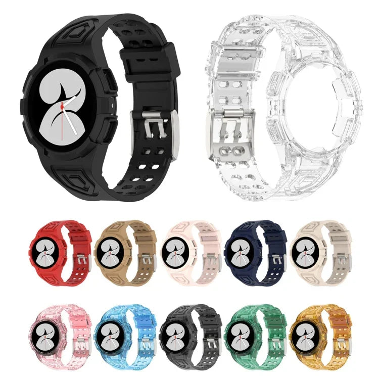 Silicone Integrated Watch Band, For Samsung Galaxy Watch 40MM, For Samsung Galaxy Watch 44MM