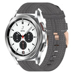 20mm Nylon Woven Watch Band, For Samsung Galaxy Watch 4 40mm, For Samsung Galaxy Watch 4 44mm, For Samsung  Galaxy Watch 4 Classic 42mm, For Samsung  Galaxy Watch 4 Classic 46mm, For Samsung Galaxy Watch 3 41mm, For Samsung Galaxy Watch Active 2 40mm