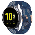 20mm Nylon Woven Watch Band, For Samsung Galaxy Watch 4 40mm, For Samsung Galaxy Watch 4 44mm, For Samsung  Galaxy Watch 4 Classic 42mm, For Samsung  Galaxy Watch 4 Classic 46mm, For Samsung Galaxy Watch 3 41mm, For Samsung Galaxy Watch Active 2 40mm