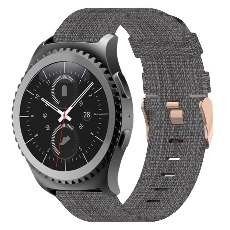 20mm Nylon Woven Watch Band, For Samsung Galaxy Watch Active 2 44mm, For Samsung Galaxy Watch Active 40mm, For Samsung Galaxy Watch 42mm, For Samsung Gear Sport, For Samsung Gear S2 Classic