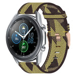 22mm Nylon Woven Watch Band, For Samsung Galaxy Watch3 45mm, For Samsung Galaxy Watch 46mm, For Samsung Gear S3 Classic, For Samsung Gear S3 Frontier