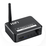 B35S Bluetooth 5.2 Music Receiver Digital to Analog Converter Supports U-disk Fiber Coaxial, B35S