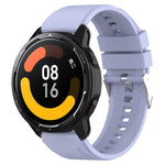 Protruding Head Silicone Strap Silver Buckle, For Samsung Galaxy Watch3 45mm 22mm, For Samsung Galaxy Gear S3 Classic 22mm, For Samsung Galaxy Gear S3 Frontier 22mm, For Samsung Galaxy Watch Heart-S 20mm