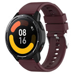 Protruding Head Silicone Strap Silver Buckle, For Samsung Galaxy Watch3 45mm 22mm, For Samsung Galaxy Gear S3 Classic 22mm, For Samsung Galaxy Gear S3 Frontier 22mm, For Samsung Galaxy Watch Heart-S 20mm