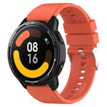 Protruding Head Silicone Strap Silver Buckle, For Samsung Galaxy Watch Heart-L 20mm, For Samsung Galaxy Watch4 40mm/44mm 20mm, For Samsung Galaxy Watch4 Classic 42mm/46mm 20mm, For Samsung Galaxy Watch3 41mm 20mm