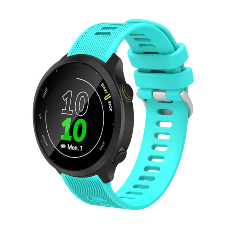 20mm Silicone Twill Watch Band, For Garmin Forerunner 645 Music