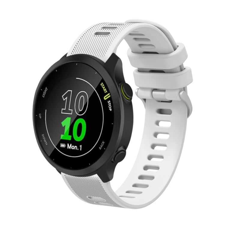 20mm Silicone Twill Watch Band, For Samsung Galaxy Watch 4 40mm, For Samsung Galaxy Watch 4 44mm, For Samsung  Galaxy Watch 4 Classic 42mm, For Samsung  Galaxy Watch 4 Classic 46mm