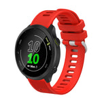20mm Silicone Twill Watch Band, For Samsung Galaxy Watch 4 40mm, For Samsung Galaxy Watch 4 44mm, For Samsung  Galaxy Watch 4 Classic 42mm, For Samsung  Galaxy Watch 4 Classic 46mm