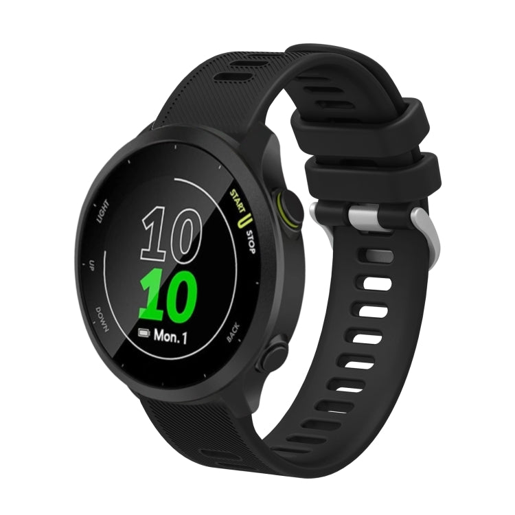 20mm Silicone Twill Watch Band, For Samsung Galaxy Watch 4 40mm, For Samsung Galaxy Watch 4 44mm, For Samsung  Galaxy Watch 4 Classic 42mm, For Samsung  Galaxy Watch 4 Classic 46mm