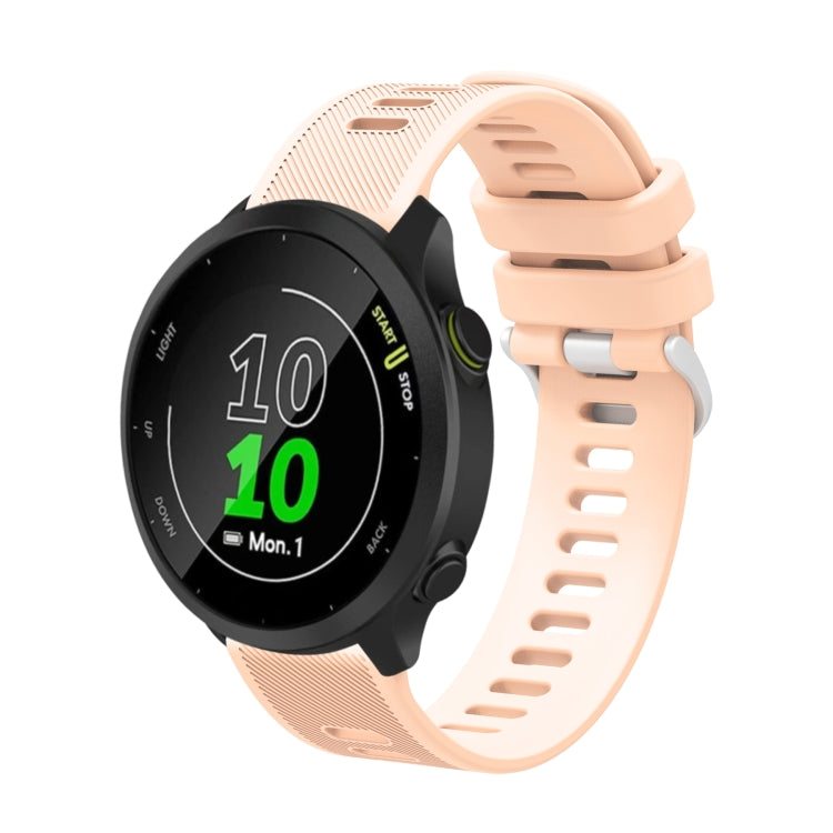 20mm Silicone Twill Watch Band, For Samsung Galaxy Watch 4 40mm, For Samsung Galaxy Watch 4 44mm, For Samsung  Galaxy Watch 4 Classic 42mm, For Samsung  Galaxy Watch 4 Classic 46mm