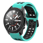 20mm Breathable Two-Color Silicone Watch Band, For Samsung Galaxy Watch 5 Pro  45mm, For Samsung Galaxy Watch 4 40mm