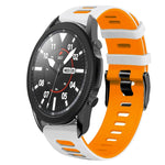 20mm Two-Color Silicone Watch Band, For Samsung Galaxy Watch 5 Pro  45mm, For Samsung Galaxy Watch 4 40mm