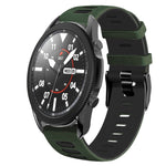 20mm Two-Color Silicone Watch Band, For Samsung Galaxy Watch 5 Pro  45mm, For Samsung Galaxy Watch 4 40mm