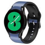 20mm Silicone Adhesive Leather Watch Band, For Samsung Galaxy Watch 5 40mm, For Samsung Galaxy Watch 5 44mm, For Samsung Galaxy Watch 5 Pro 45mm, For Samsung Galaxy Watch 4 40mm, For Samsung Galaxy Watch 4 44mm
