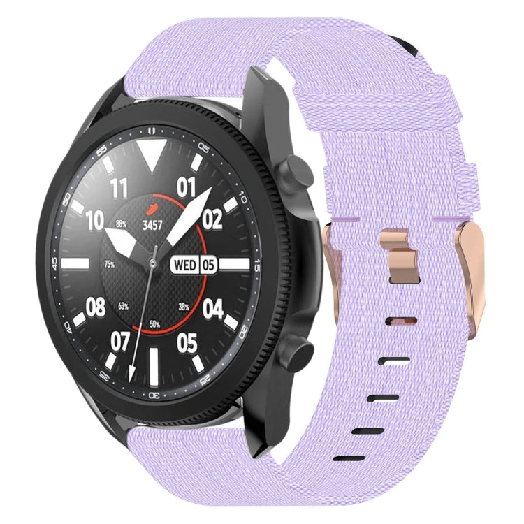20mm Nylon Woven Watch Band, For Samsung Galaxy Watch5 40mm, For Samsung Galaxy Watch5 44mm, For Samsung Galaxy Watch5 Pro 45mm, For Samsung Galaxy Watch4 40mm, For Samsung Galaxy Watch4 44mm, For Samsung Galaxy Watch4 Classic 46mm