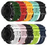 20mm Checkered Two-Color Silicone Watch Band, For Garmin Forerunner 645 Music