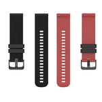 20mm Checkered Two-Color Silicone Watch Band, For Garmin Forerunner 645 Music