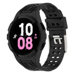 Armor Integrated TPU Double-Pin Buckle Smart Watch Band, For Samsung Galaxy Watch5 40mm, For Samsung Galaxy Watch5 44mm, For Samsung Galaxy Watch4 44mm