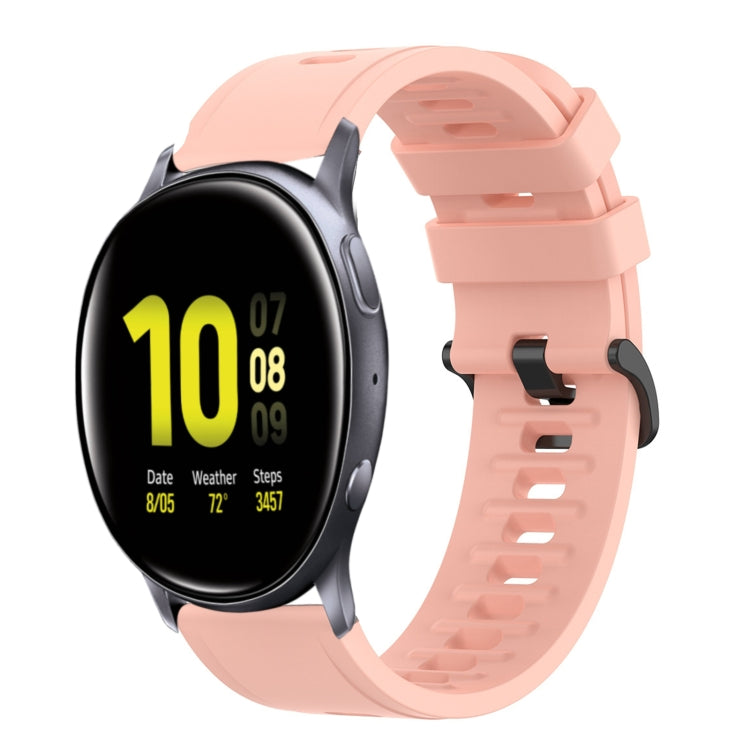 20mm Solid Color Soft Silicone Watch Band, For Samsung Galaxy Watch Active 2 44mm, For Samsung Galaxy Watch 42mm