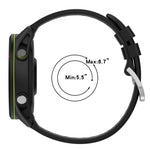 18mm Solid Color Silicone Watch Band, For Garminmove3S, For GarminActive S