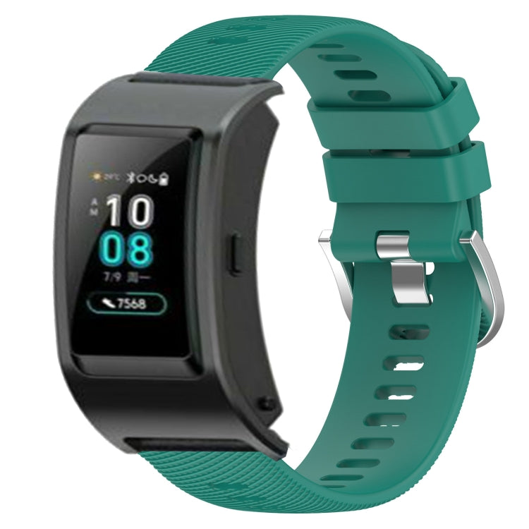 18mm Solid Color Silicone Watch Band, For Huawei Band B5, For Honor S1