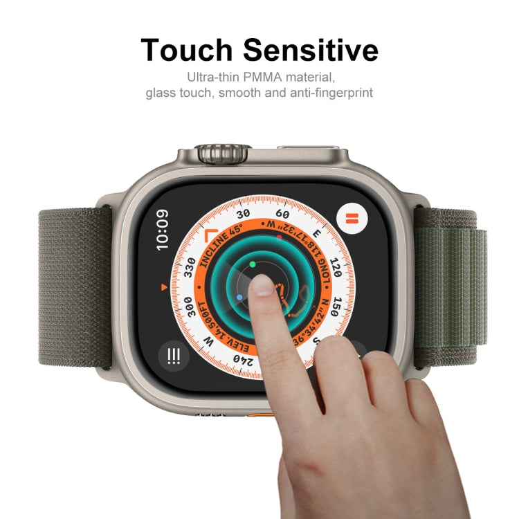 ENKAY 3D Soft PC Edge PMMA Screen Film For Apple Watch Ultra / Ultra 2 / Ultra 3 49mm, 1 PCS, 2 PCS, 5 PCS, 10 PCS