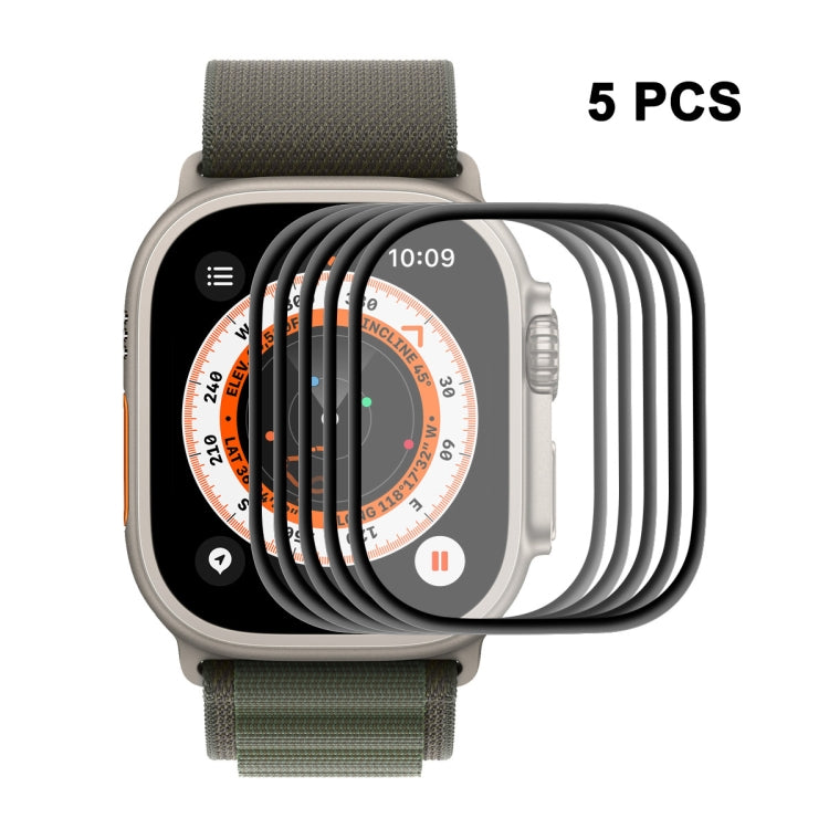 ENKAY 3D Soft PC Edge PMMA Screen Film For Apple Watch Ultra / Ultra 2 / Ultra 3 49mm, 1 PCS, 2 PCS, 5 PCS, 10 PCS