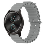 20mm Ocean Style Silicone Solid Color Watch Band, For Garmin Garminmove Style, For Garmin Forerunner 645 Music