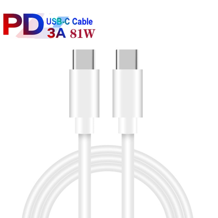 65W Dual PD Type-C + 3 x USB Multi Port Charger with 3A Type-C to Type-C Data Cable, US Plug, US Plug + Type-C to Type-C Cable