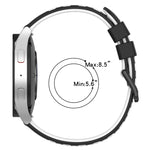 20mm Two-Color Porous Silicone Watch Band, For Samsung Galaxy Watch Active2 44mm, For Samsung Galaxy Watch 42mm