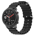 Ocean Style Solid Color Silicone Watch Band, For Amazfit GTR 4 22mm, For Amazfit GTS 4 Mini 20mm