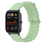 Ocean Style Solid Color Silicone Watch Band, For Amazfit GTR 4 22mm, For Amazfit GTS 4 Mini 20mm