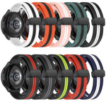 22mm Folding Magnetic Clasp Silicone Watch Band, For Amazfit GTR 4, For Amazfit GTR 3, For Amazfit GTR 3 Pro, For Amazfit GTR 2e