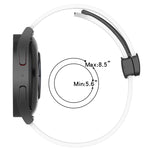 22mm Folding Magnetic Clasp Silicone Watch Band, For Honor Watch GS 3, For Honor Watch GS Pro, For Honor Magic Watch 2 46mm, For Honor Watch Dream