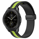 20mm Folding Magnetic Clasp Silicone Watch Band, For Samsung Galaxy Watch Active 2 40mm, For Samsung Galaxy Watch Active 2 44mm, For Samsung Galaxy Watch 42mm