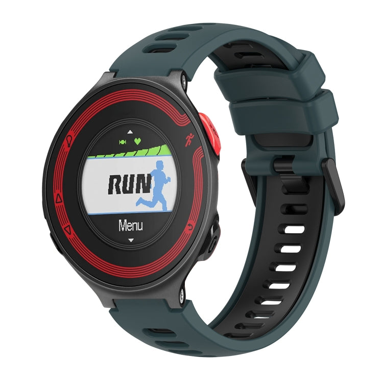 Two-Color Silicone Watch Band, For Garmin Forerunner 220, For Garmin Forerunner 230, For Garmin Forerunner 235, For Garmin Forerunner 630, For Garmin Forerunner 620, For Garmin Forerunner 735 / 735XT
