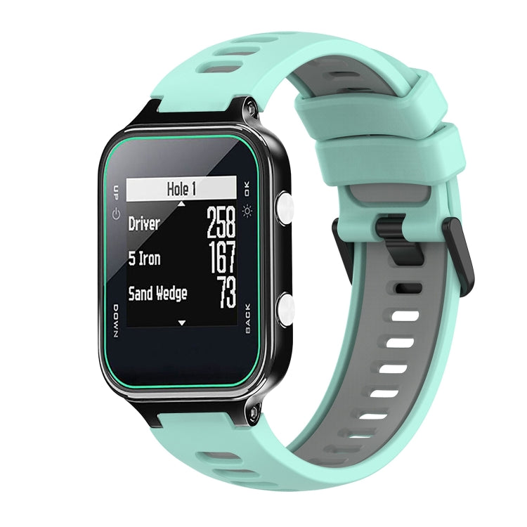 Two-Color Silicone Watch Band, For Garmin Approach S20, For Garmin Approach S5, For Garmin Approach S6
