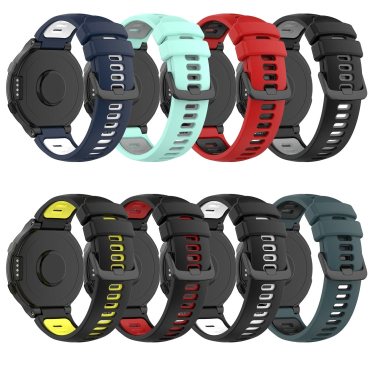 Two-Color Silicone Watch Band, For Garmin Approach S20, For Garmin Approach S5, For Garmin Approach S6