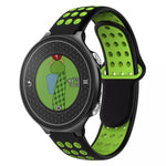 Two-Color Punched Breathable Silicone Watch Band, For Garmin Approach S6