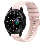 20mm Wavy Dot Pattern Solid Color Silicone Watch Band, For Samsung  Galaxy Watch 4 Classic 42mm, For Samsung  Galaxy Watch 4 Classic 46mm, For Samsung Galaxy Watch Active 2 40mm, For Samsung Galaxy Watch Active 2 44mm